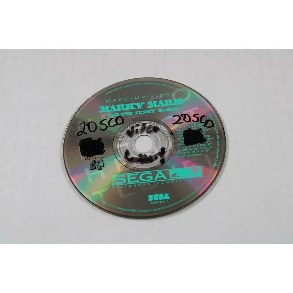 Marky Mark and the Funky Bunch: Make My Video (Sega CD, 1992) Disk Only